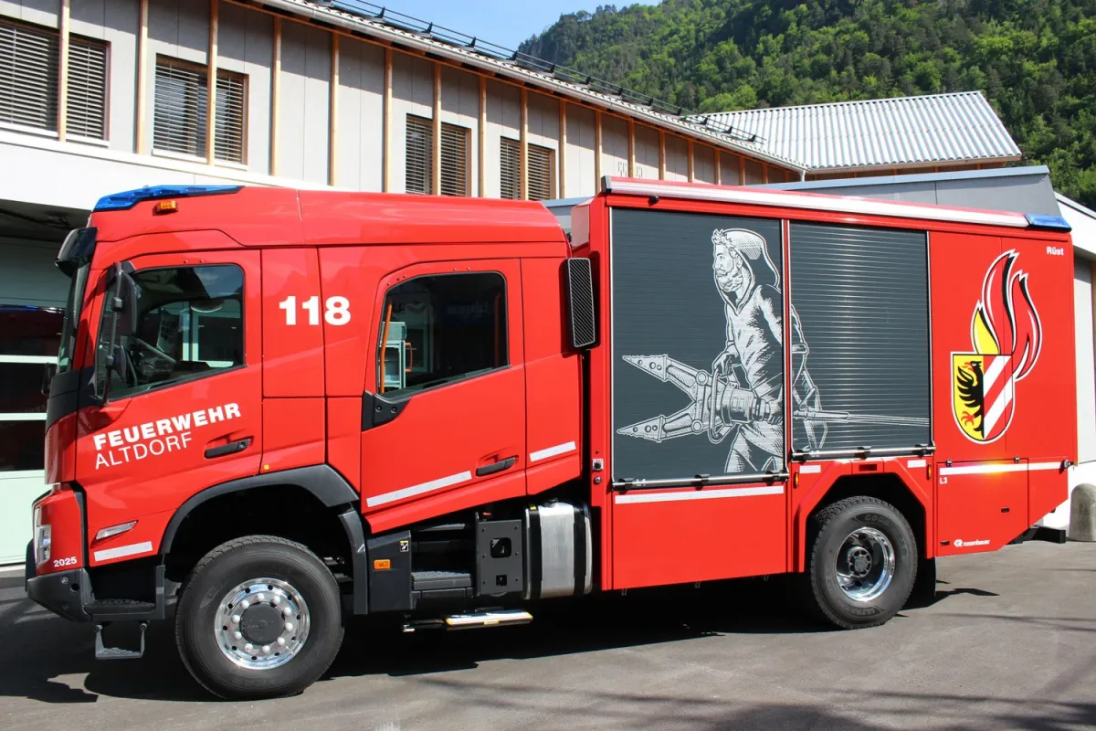 Ruestfahrzeug Feuerwehr Altdorf