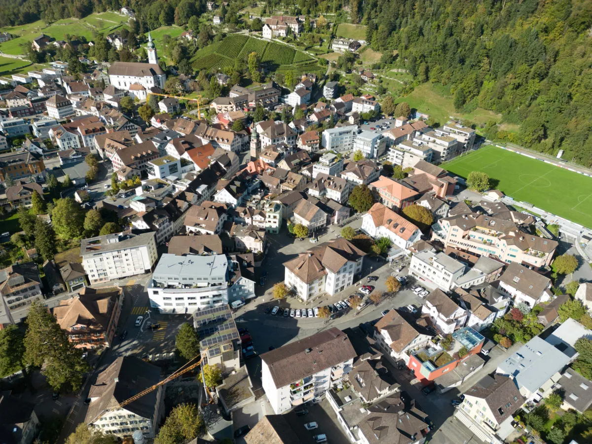 Drohnenaufnahme Altdorf Zentrum 2