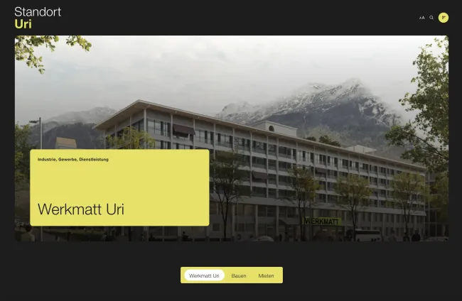 Webseite werkmatt uri
