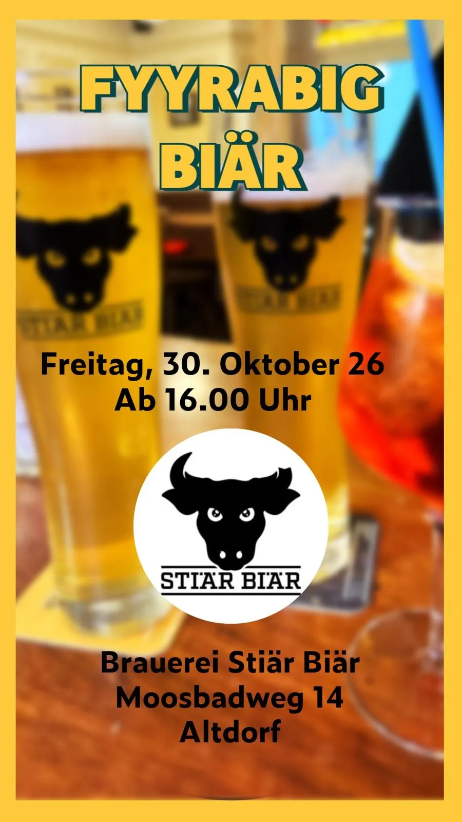 Fyyrabig-Biär in der Kleinbrauerei